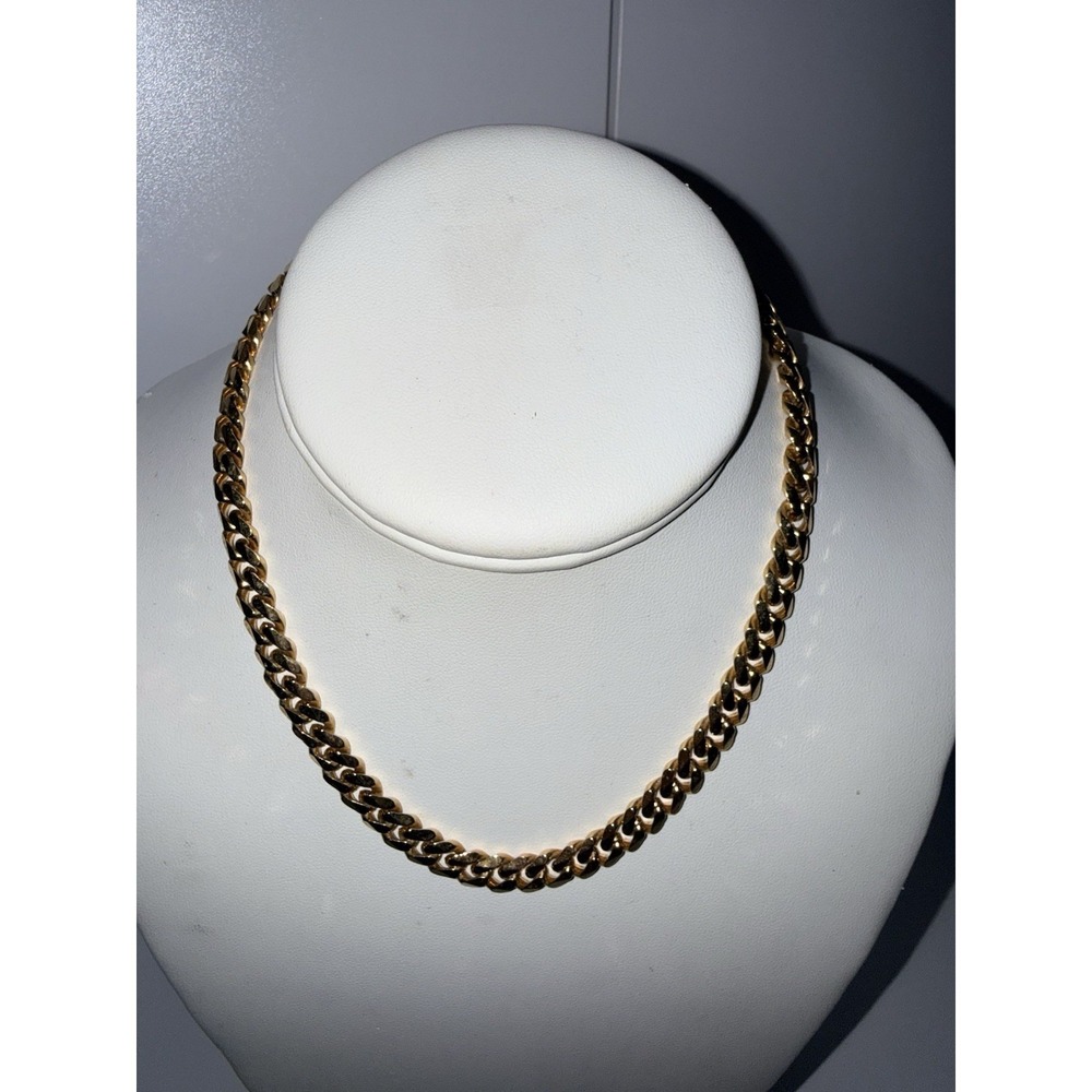 Monet Gold Cuban Link Necklace